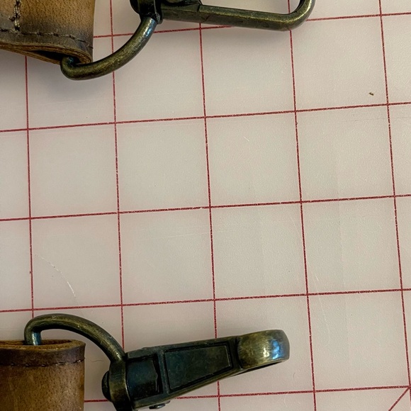 STS Ranchwear Tan Leather Bag Straps - Picture 2 of 7